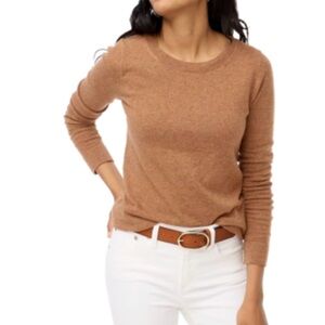 J. Crew Merino Wool Blend Fitted Crewneck Sweater